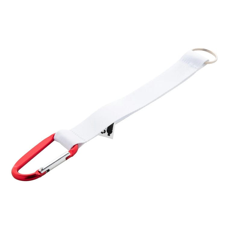 Breloc Subiner RPET roșu alb