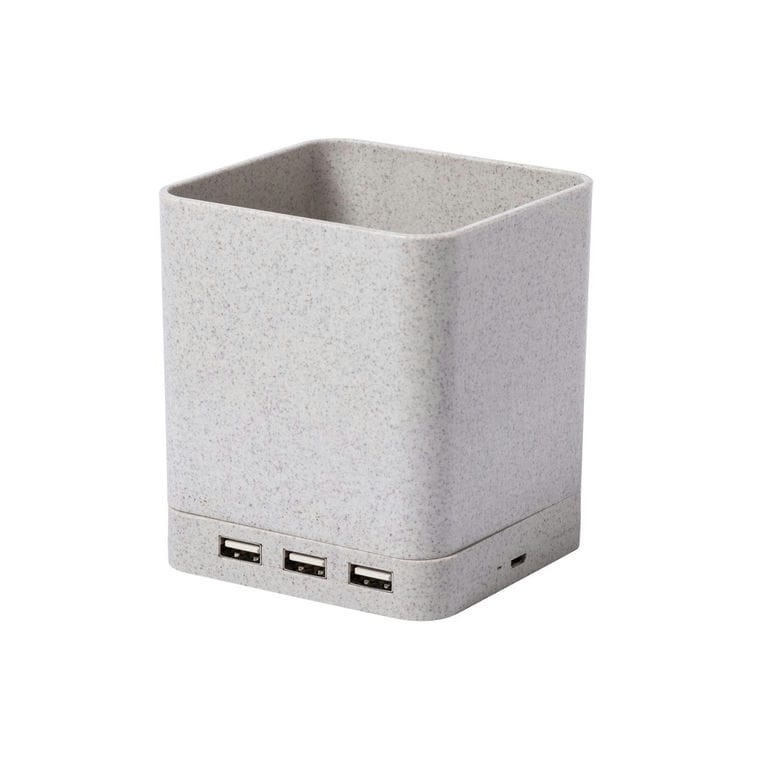 Suport multifuncțional pentru pixuri Ampdesk bej