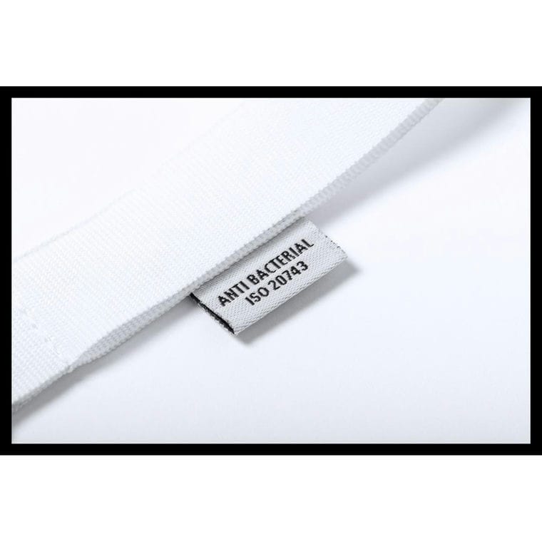 Lanyard antibacterian Yest alb