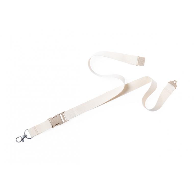 Lanyard din bumbac Troix bej