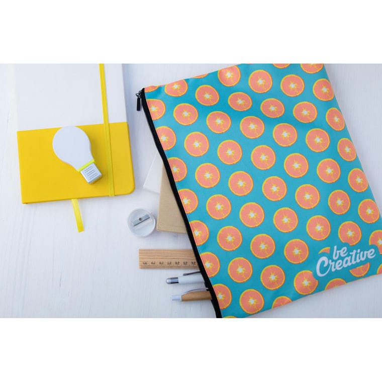 Plic documente, personalizat Azure negru alb