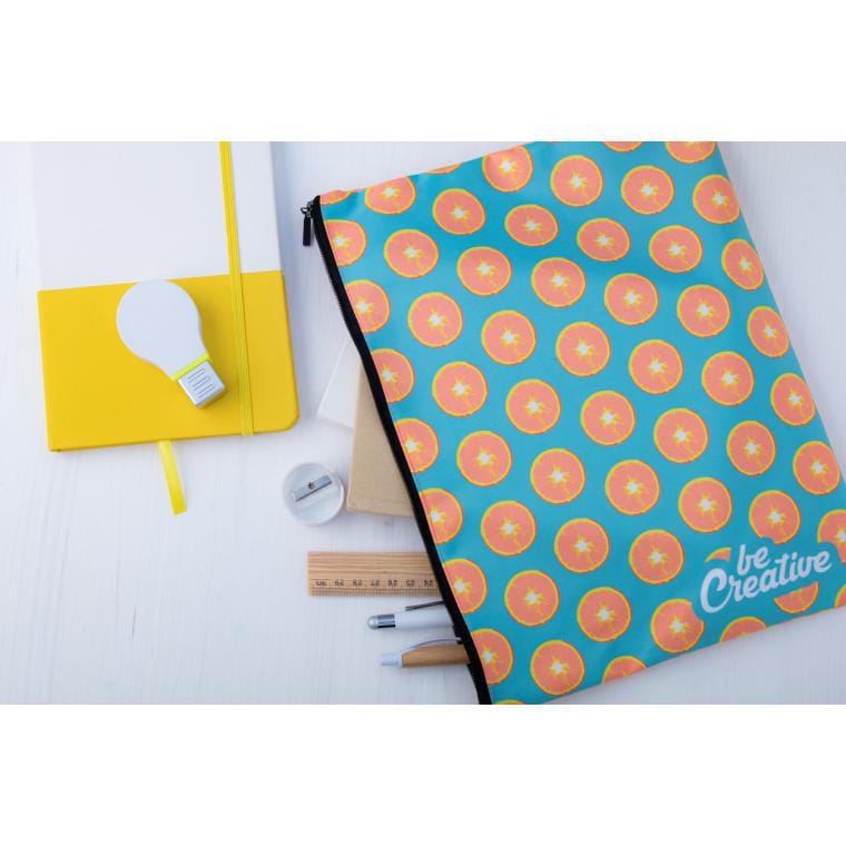 Plic documente, personalizat Azure negru alb