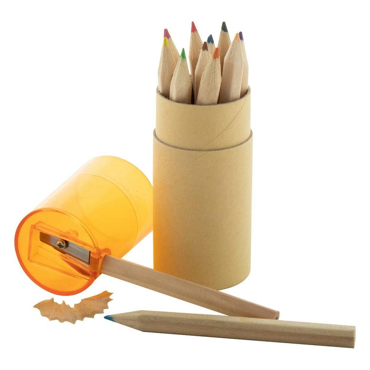 Set creioane Gallery 12 portocaliu