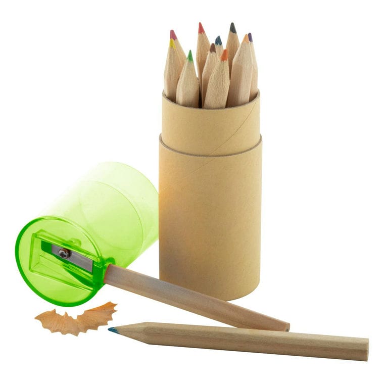 Set creioane Gallery 12 verde