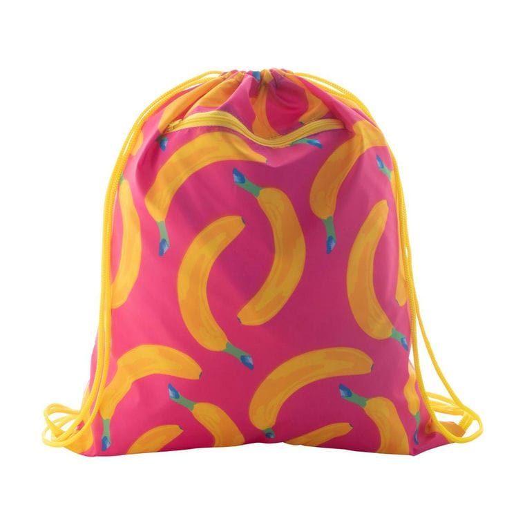 Rucsac cu cordon, personalizat CreaDraw Zip galben alb