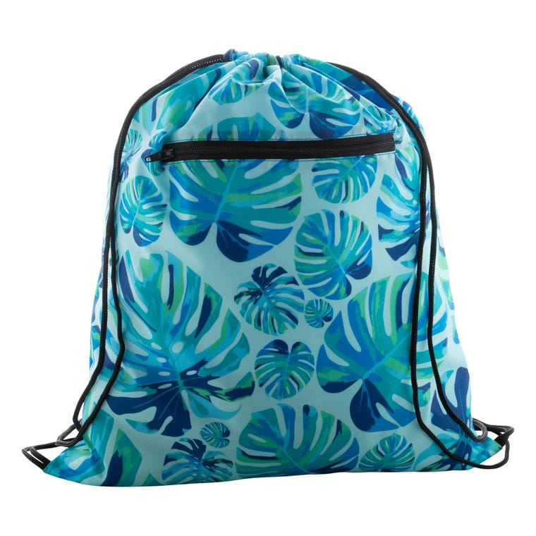 Rucsac cu cordon, personalizat CreaDraw Zip negru alb