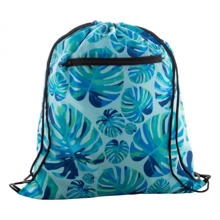 Rucsac cu cordon, personalizat CreaDraw Zip negru alb