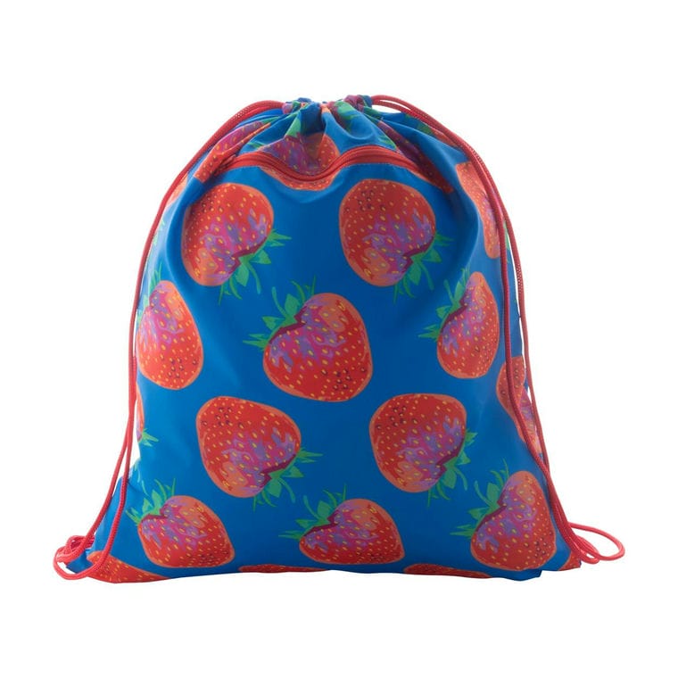 Rucsac cu cordon, personalizat CreaDraw Zip roșu alb