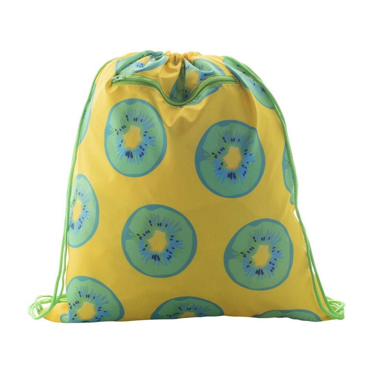 Rucsac cu cordon, personalizat CreaDraw Zip Verde