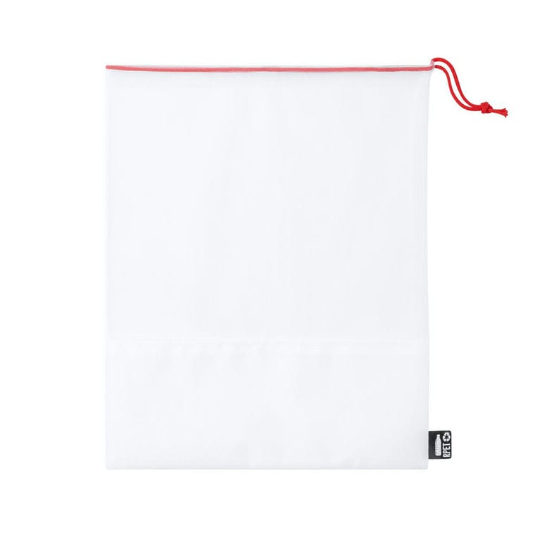 Sacoșă produs, material reciclat rpet Topin alb