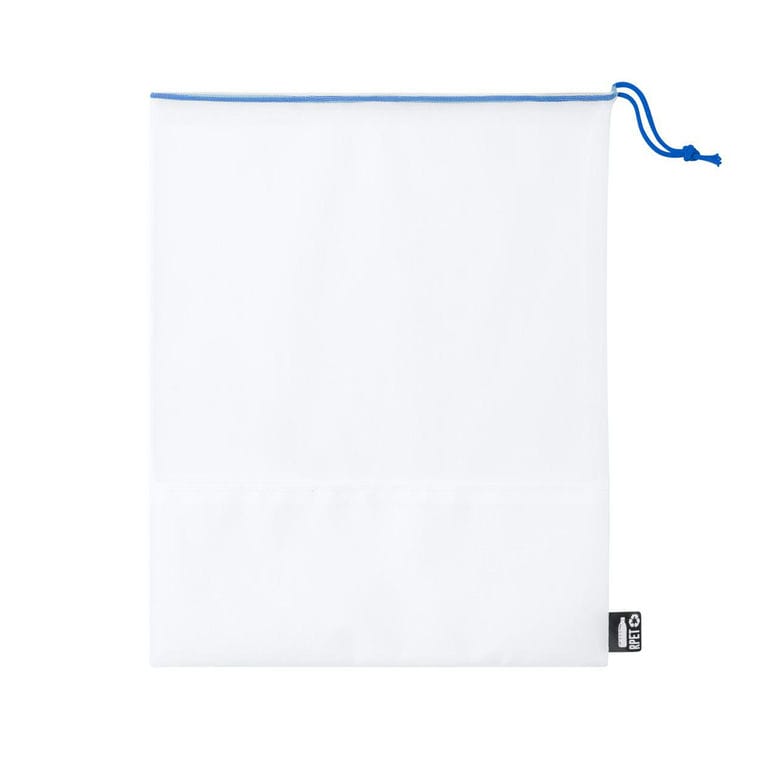 Sacoșă produs, material reciclat rpet Topin alb