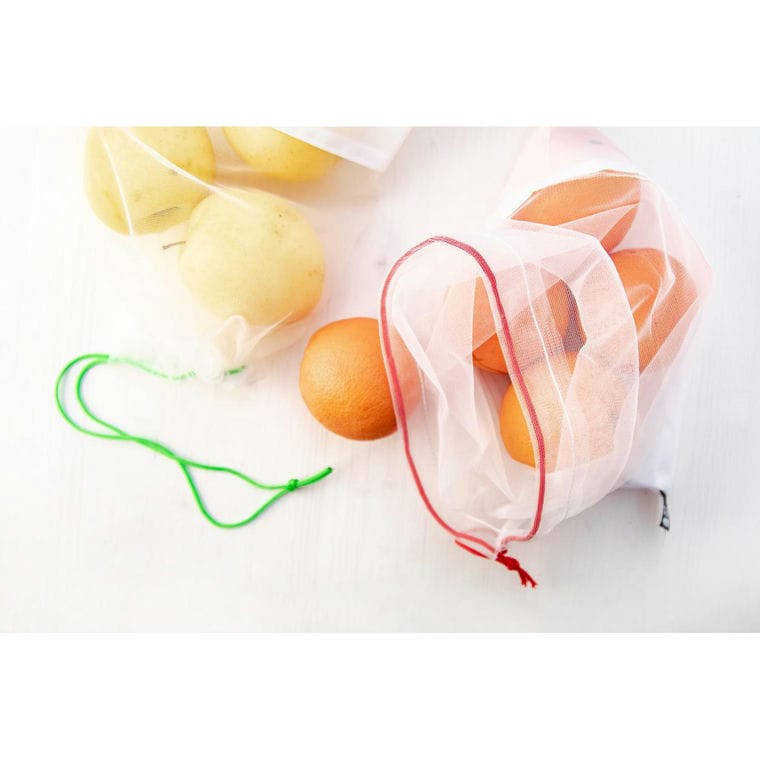 Sacoșă produs, material reciclat rpet Topin alb