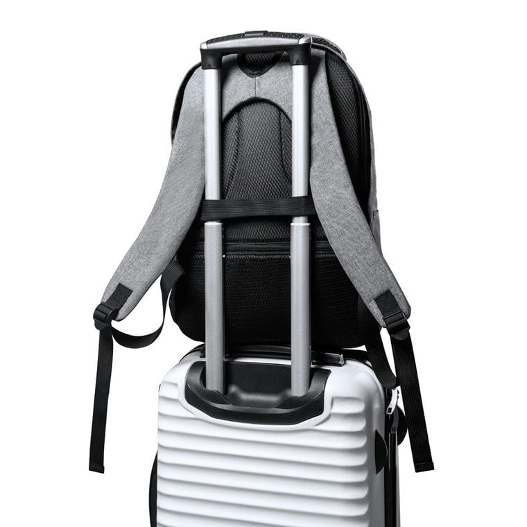 Rucsac din material reciclat Murdoch cenușiu