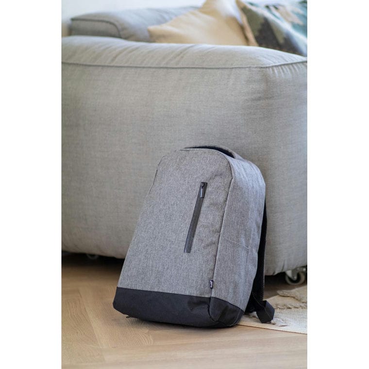 Rucsac din material reciclat Murdoch cenușiu