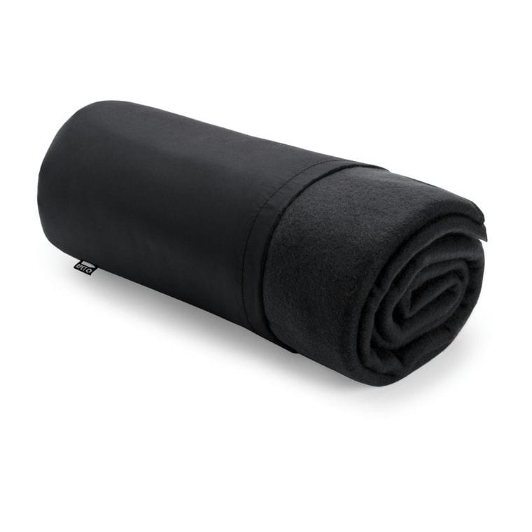 Pătură polar din material reciclat Nanda Negru