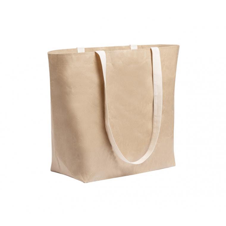 Sacoșă pentru cumpărături, din hartie Palzim natural alb