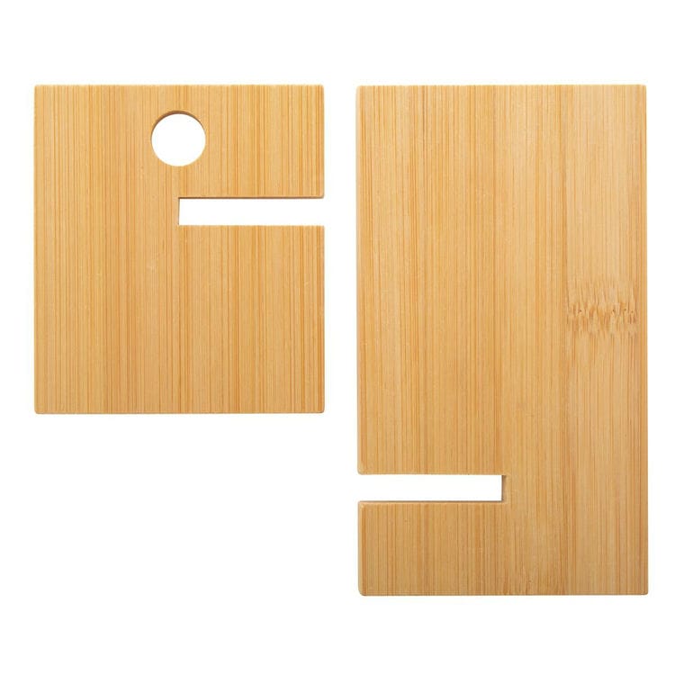 Suport mobil din bambus Gibba natural