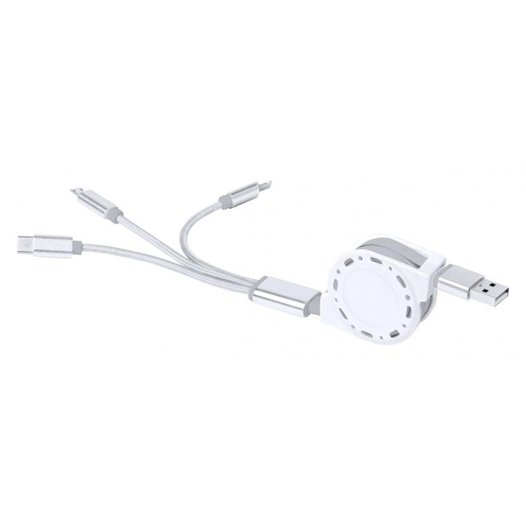 Încărcător USB Sanseg argintiu