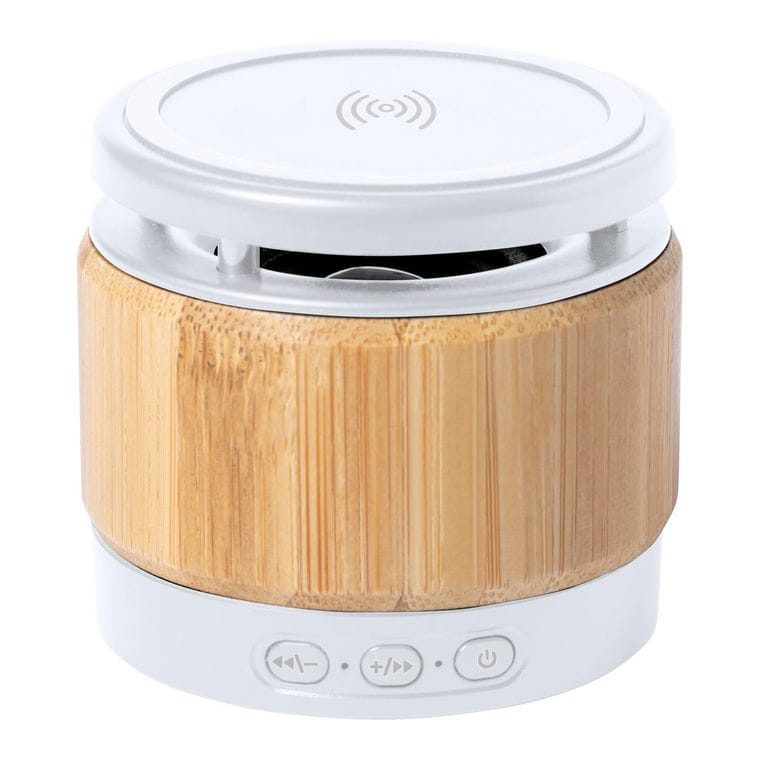 Încărcător și boxă bluetooth Zakrox natural alb