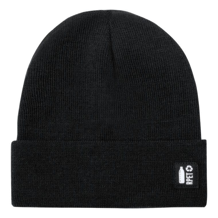 Căciulă de iarnă din material reciclat Peaky Negru