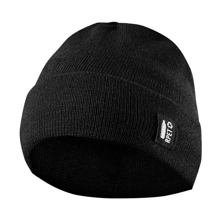 Căciulă de iarnă din material reciclat Peaky negru