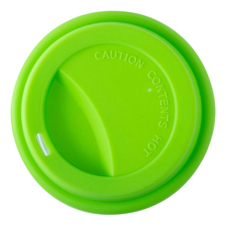 Cană termo din sticlă Durnox verde deschis transparent