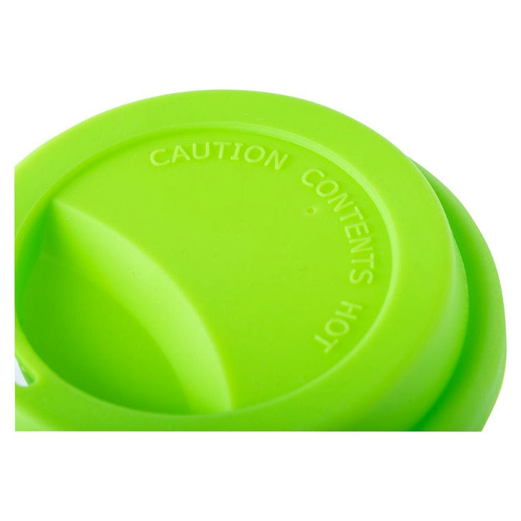 Cană termo din sticlă Durnox verde deschis transparent