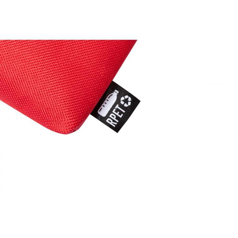 Geantă cosmetice din material reciclat Vanitax roșu