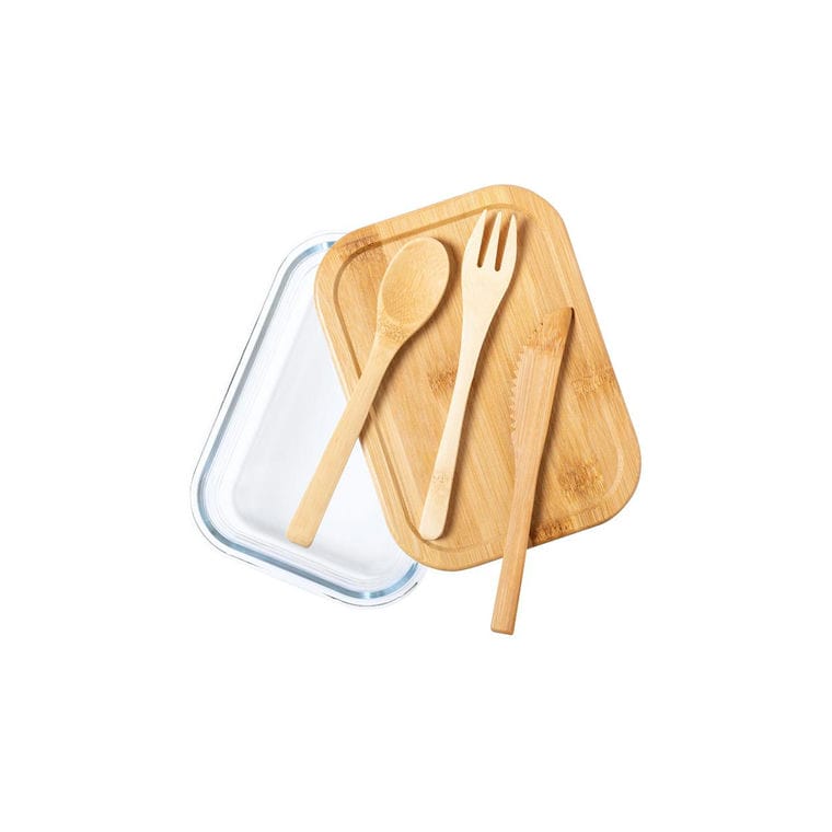 Cutie din sticlă pentru gustare Cuttata natural transparent