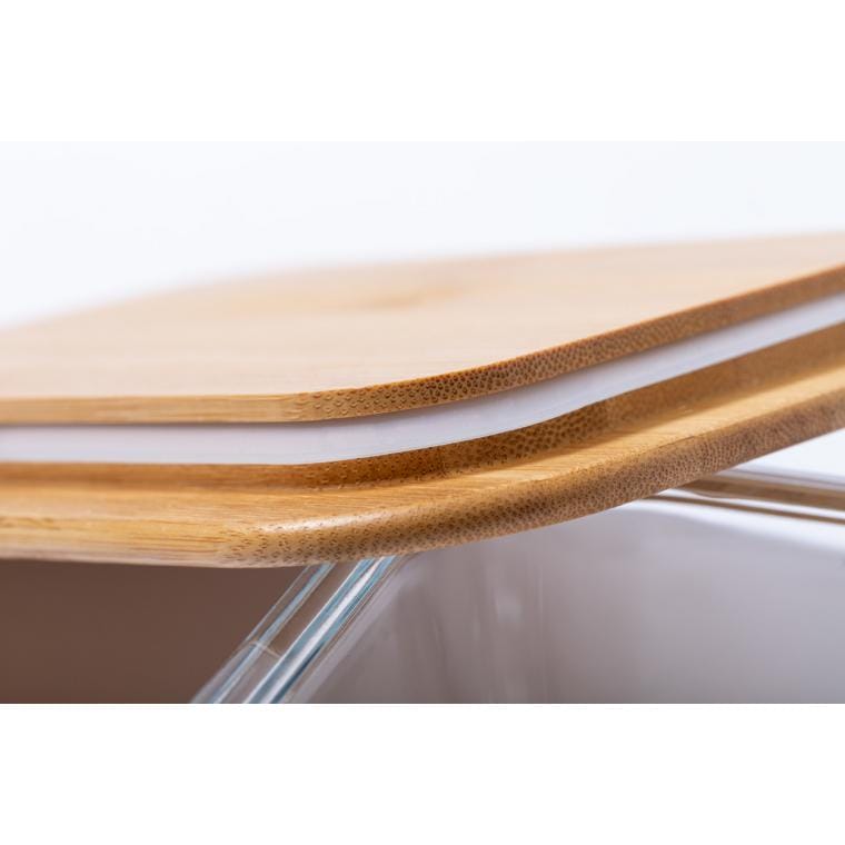 Cutie din sticlă pentru gustare Cuttata natural transparent