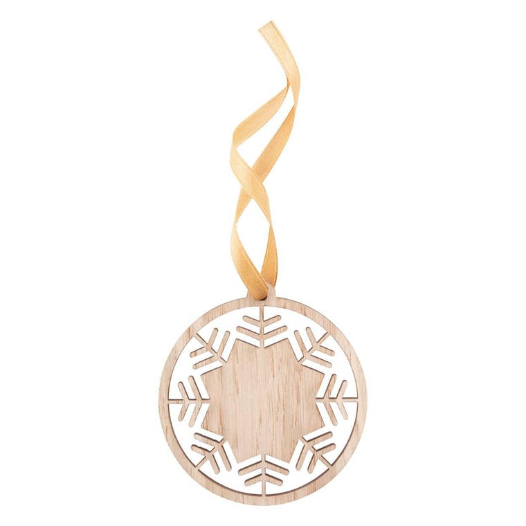 Ornament brad Lundamo natural auriu