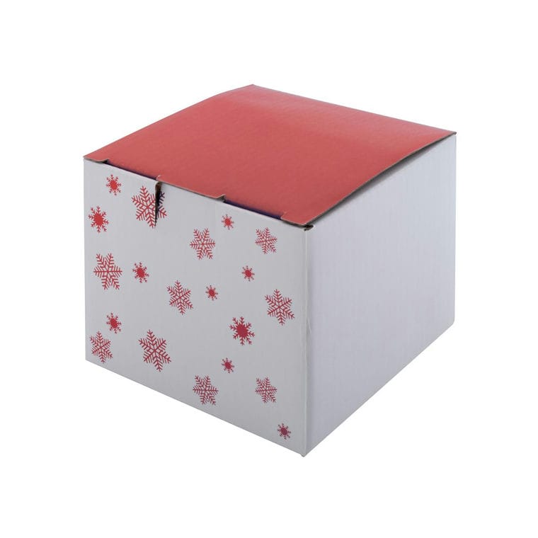 Cană vintage de Crăciun Nakkala roșu alb