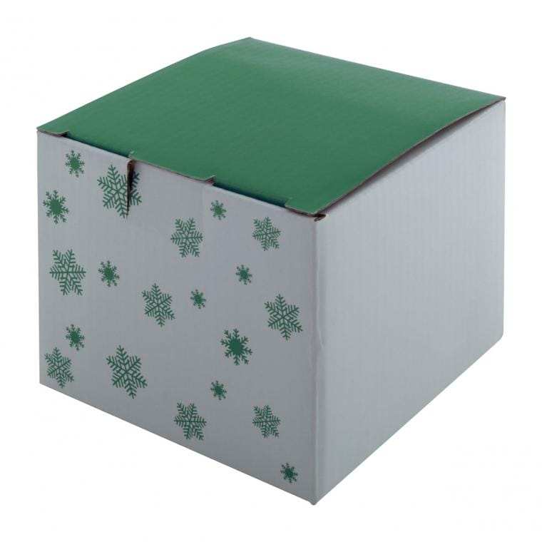 Cană vintage de Crăciun Nakkala verde alb