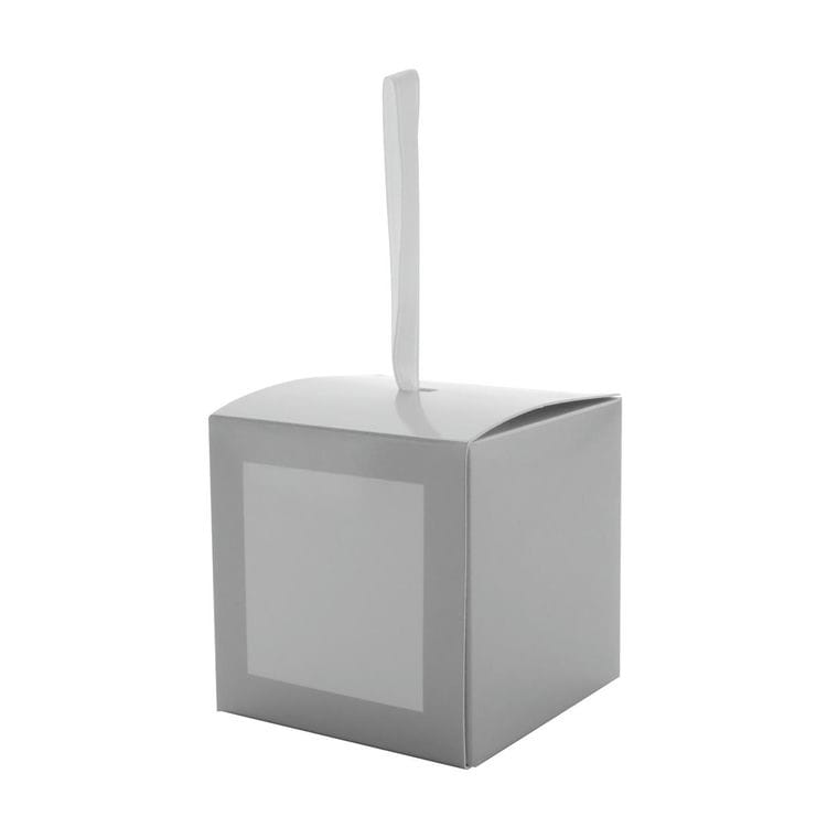 Glob de Crăciun Aspelund argintiu alb