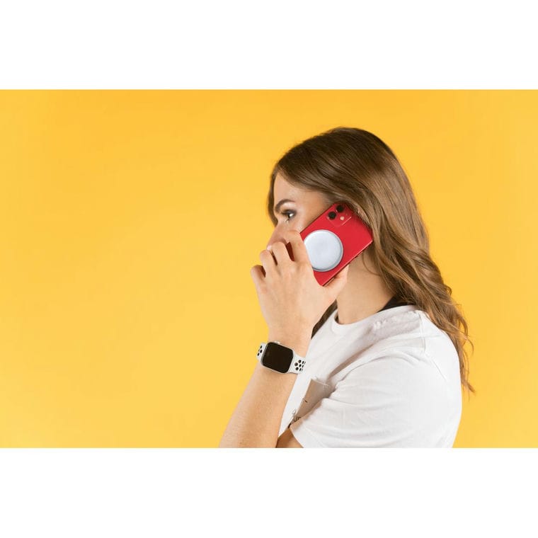 Încărcător wirless magnetic Makensy argintiu