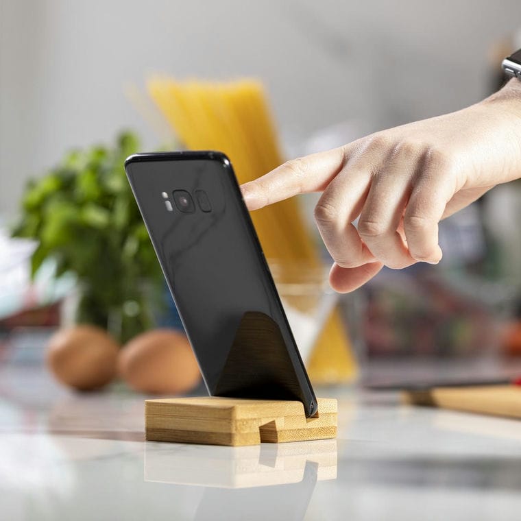 Suport pentru mobil, din bambus Delim natural