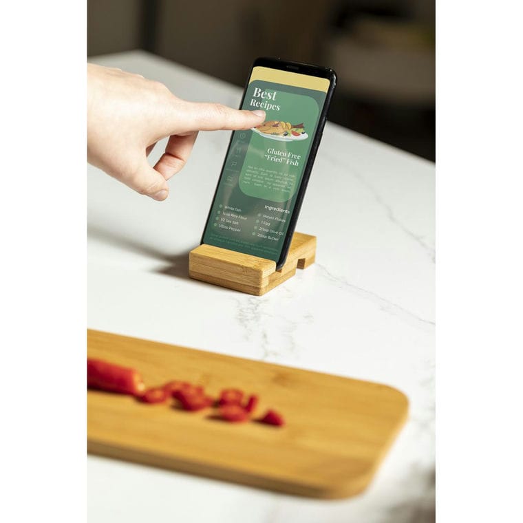 Suport pentru mobil, din bambus Delim natural