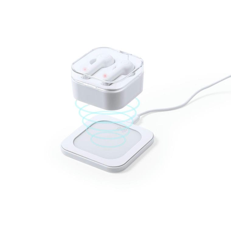 Căști bluetooth Benyer alb