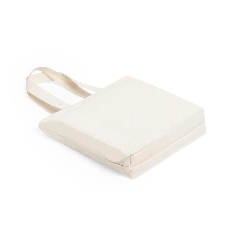 Sacoșă de cumpărături din bumbac Helfy alb