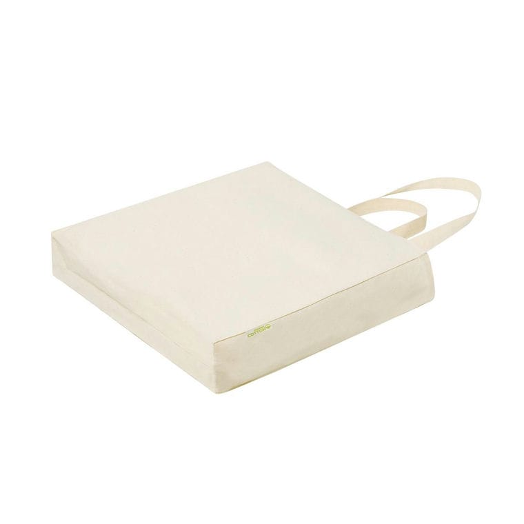 Sacoșă de cumpărături din bumbac Casim alb