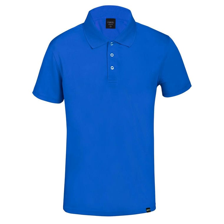 Tricou polo RPET Dekrom albastru XXL