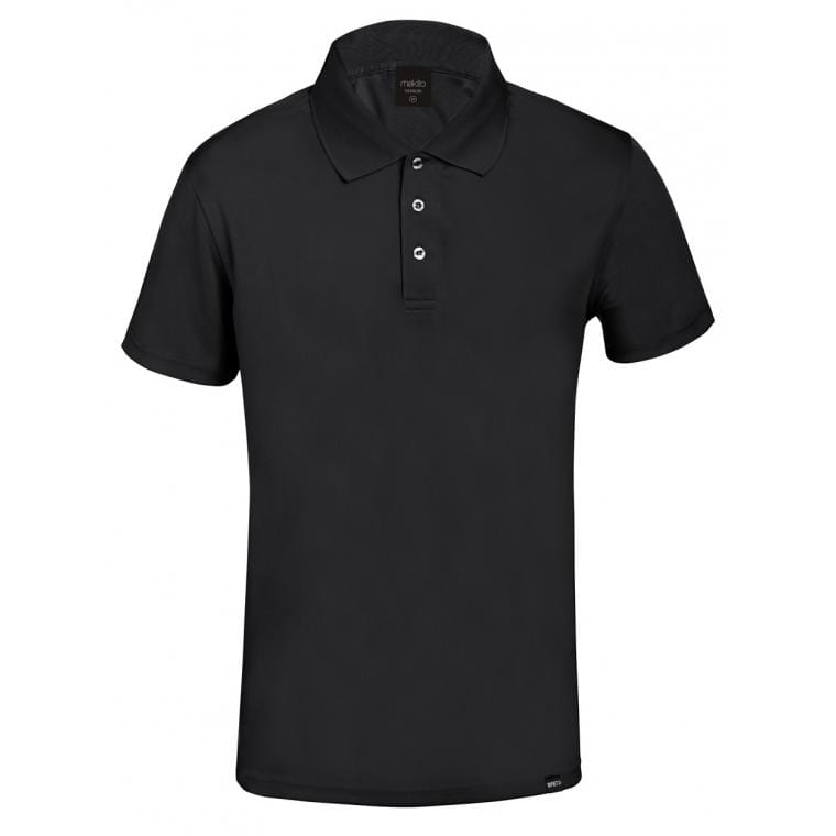 Tricou polo RPET Dekrom negru XXL