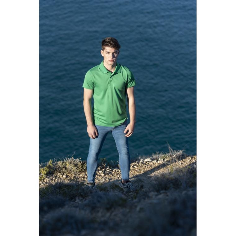 Tricou polo RPET Dekrom verde M