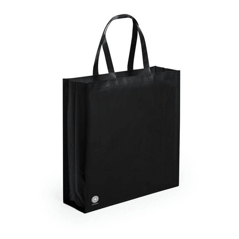 Sacoșă de cumpărături, antibacteriană Kiarax negru