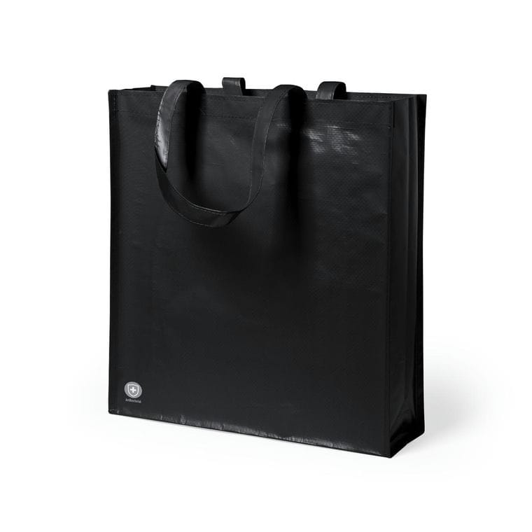 Sacoșă de cumpărături, antibacteriană Kiarax negru