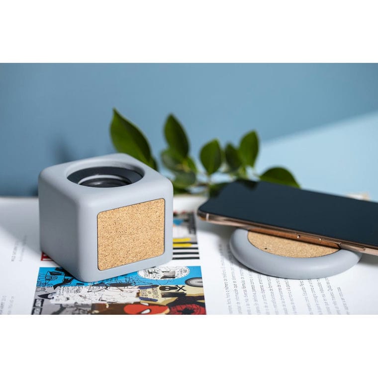 Boxă wirless Seynol natural gri