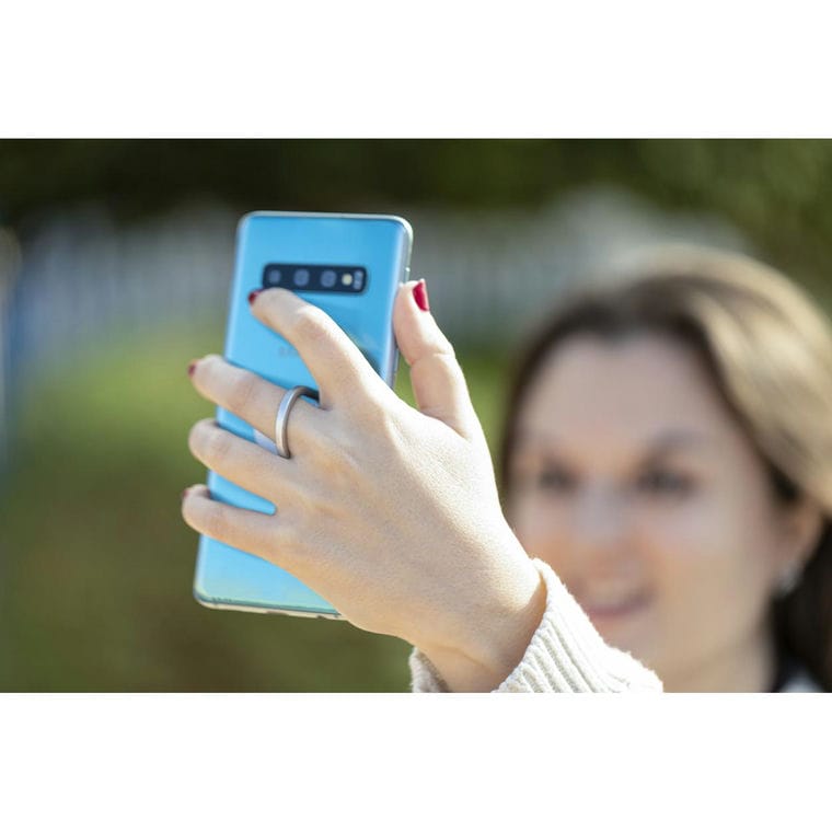 Inel suport pentru mobil Kafu argintiu