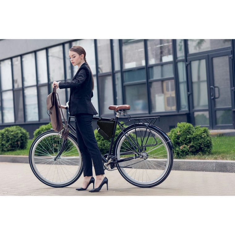 Geantă pentru cadru de bicicletă Leven negru