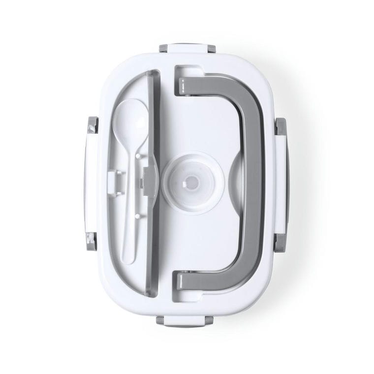 Cutie de prânz electrică Calpy cenușiu alb