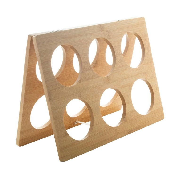 Suport de vin din bambus Albarino natural